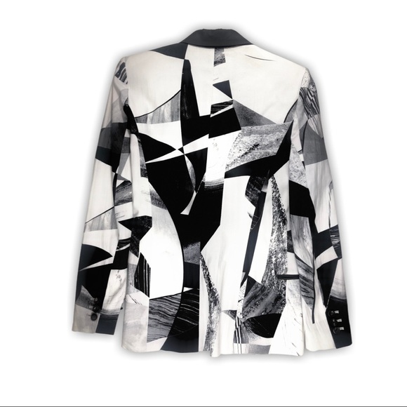Helmut Lang Abstract Print Blazer - Picture 2 of 8
